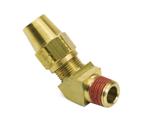 1380 fitting rem udara 45 ° siku jantan