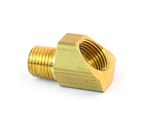 352 Brass terbalik Flare 45 ° siku jantan