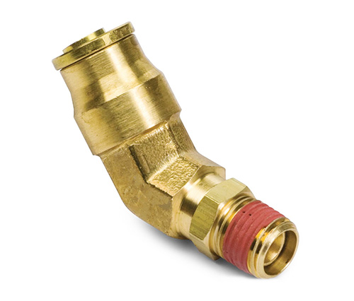 1554S D.O.T Pria 45 ° Adaptor siku putar