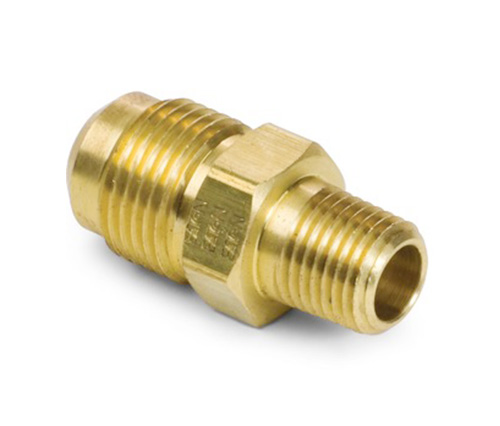 42# SAE 45 ° Flare Pria Adaptor Kuning Kuningan Fitting
